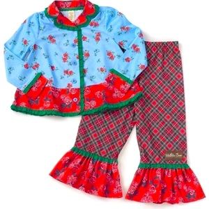 Size 2 Matilda Jane Long Winter's Nap Pajama Set New in Bag